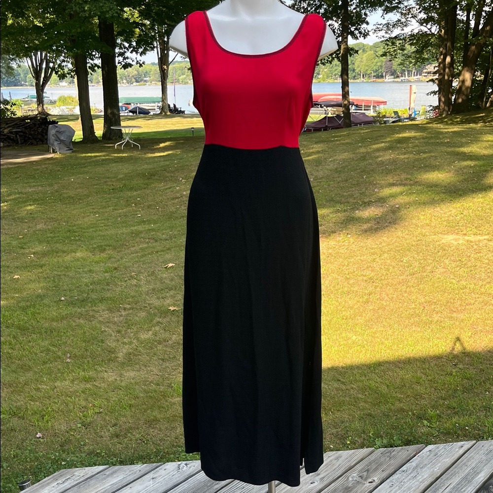 K Studio 80’s vintage high-waist midi dress and over-shirt 12